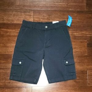 Boys Size 18 Arizona Black Flex Cargo Shorts NWT
